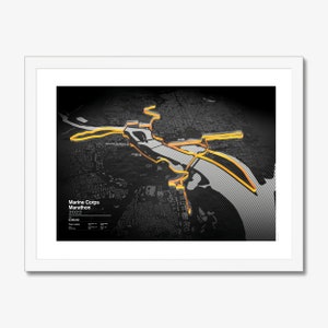 Maratón del Cuerpo de Marines / Mapa de ruta personalizado