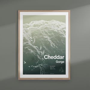 Affiche de l'ascension des gorges du Cheddar