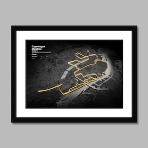 Maratón de Copenhague / Mapa de ruta personalizado