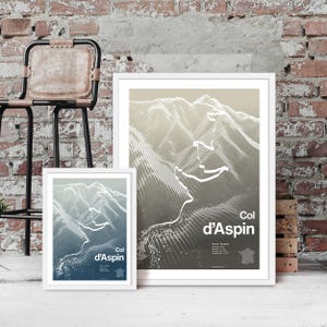 Affiche de l'ascension du col d'Aspin