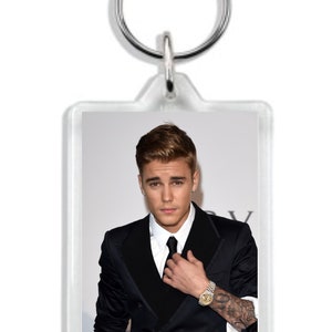 Justin Bieber Keyring / Keychain / Bag Tag *Great Gift*