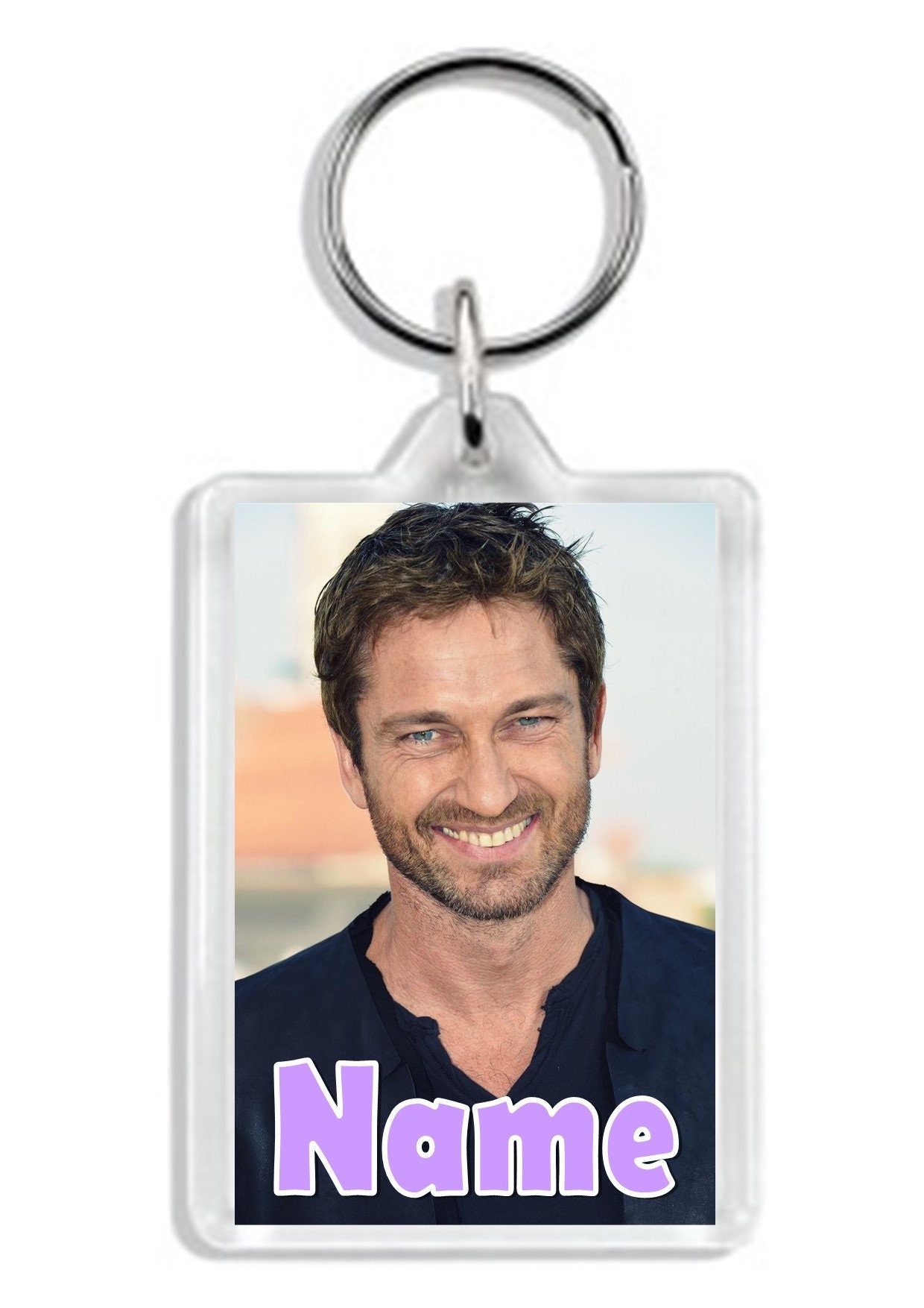 Personalised Gerard Butler Keyring / Keychain / Bag Tag Add - Etsy