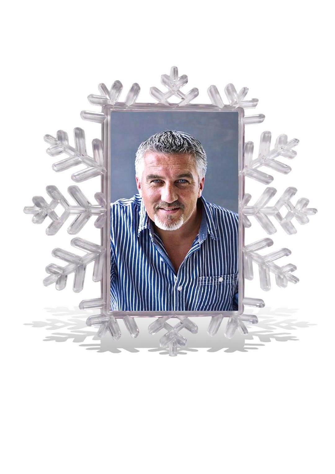 Paul Hollywood Christmas Tree Snowflake Hanger / Decoration / Bauble