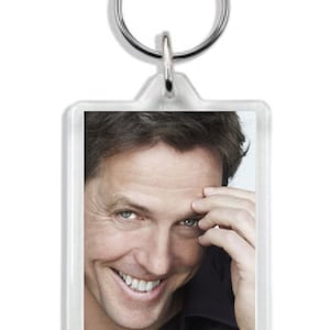 Hugh Grant Keyring / Keychain / Bag Tag *Great Gift*