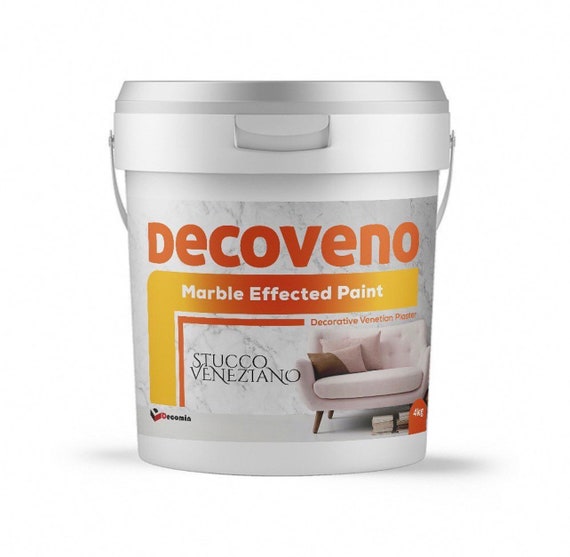 Pittura Decorativa EFFETTO MARMO DECOVENO Stucco Veneziano Stucco 4 KG -   Italia