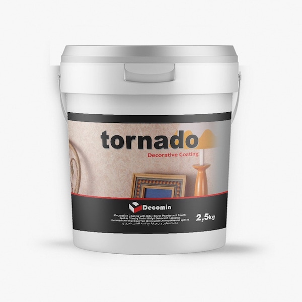 TORNADO - effet velours, riche en teinte peinture décorative pour intérieur 2,5 kg - doux au toucher