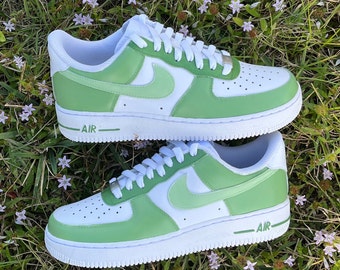 all green air force ones