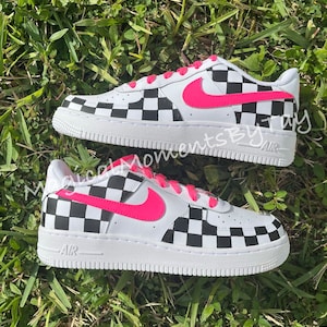 Checkered Air Force 1s, Racer Air Force 1s, Air Force 1, Custom Air Force 1, Air Force 1s, Custom Air Force 1s