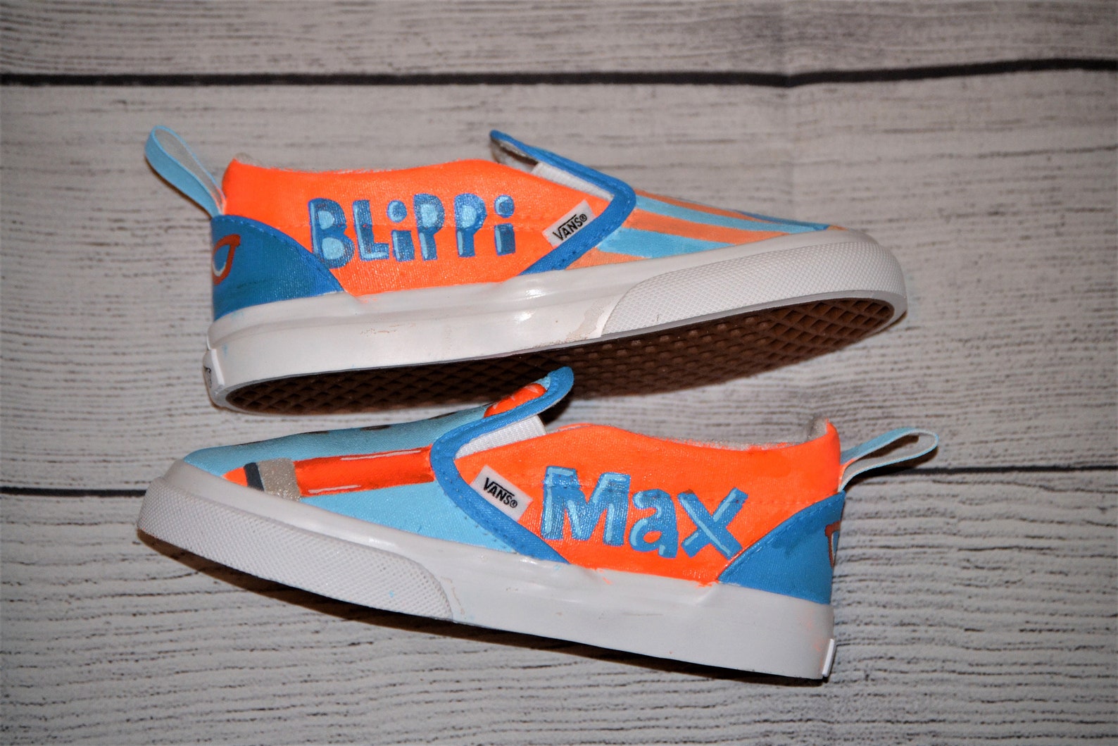 custom blippi shoes