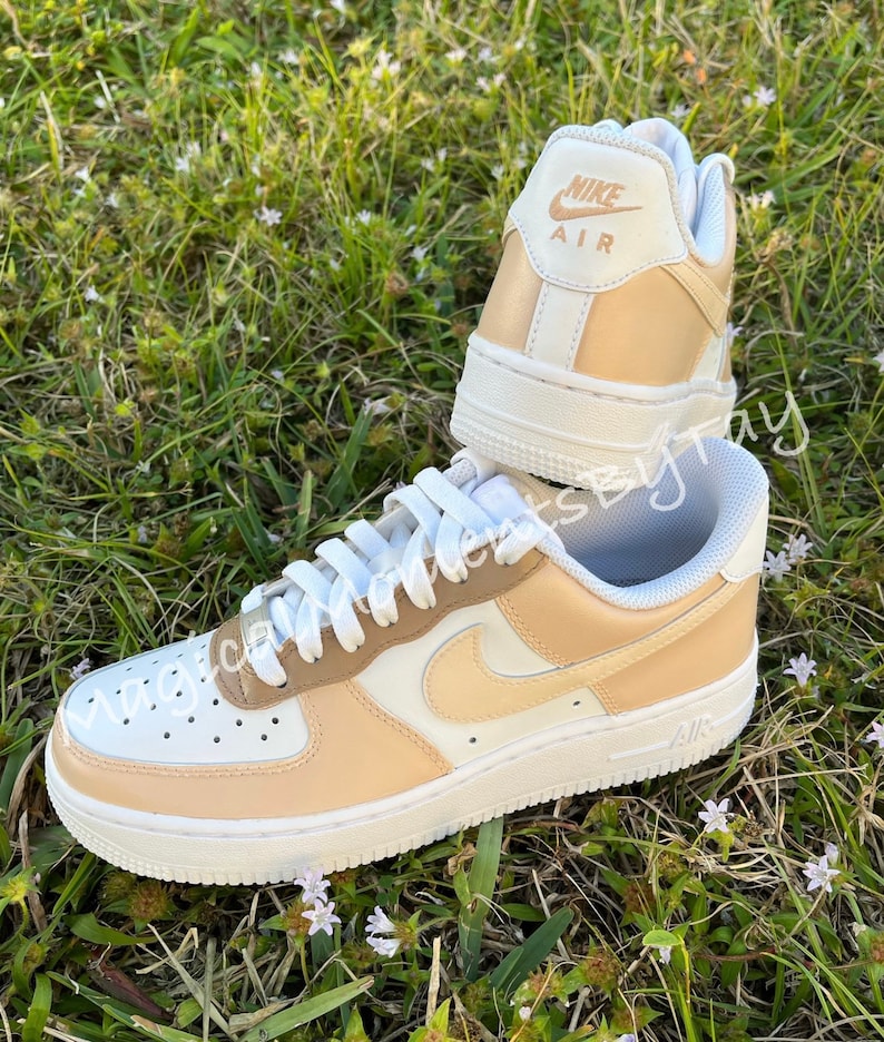 Tan Air Force 1s Neutral Air Force 1s Brown Air Forces Tan - Etsy