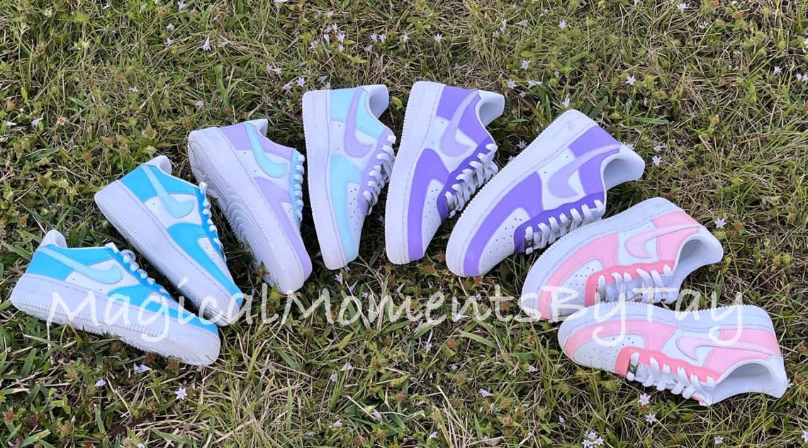 custom lavender af1