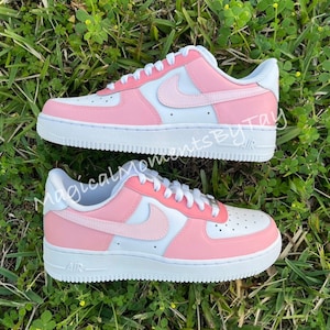 Air Force 1, Pink Air Force 1, Air Force 1s, Custom Pink Air Forces, Custom Air Forces, Air Force 1, Custom Air Force 1s, Custom Air Force 1