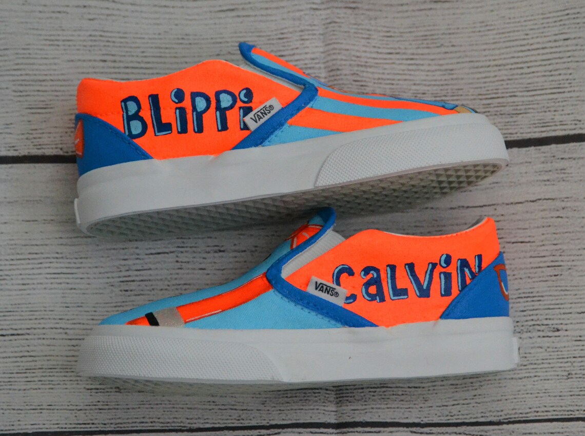 custom blippi shoes