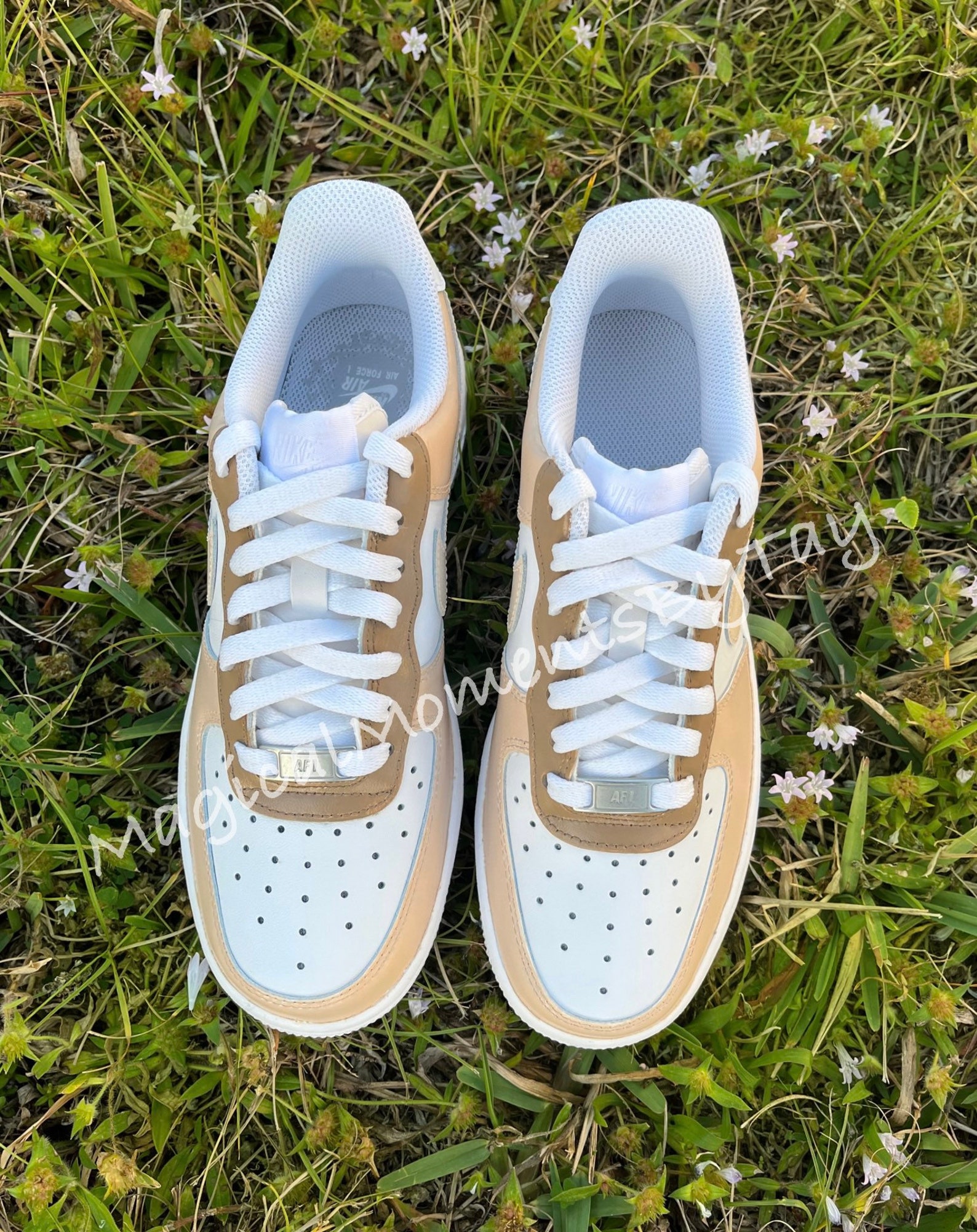tan suede air force ones