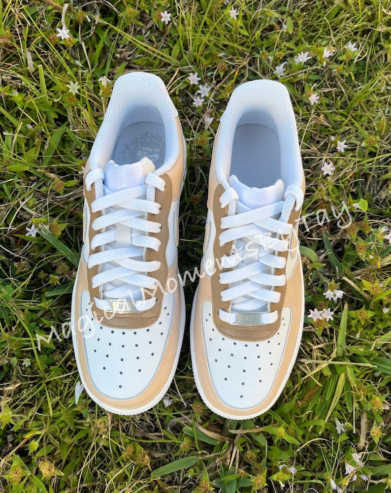tan air forces 1s