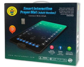 Interactive Adult Prayer Mat | Adult & Revert Version Prayer Salah Namaaz Salaah Mat Children Gift Present