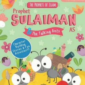 Prophets of islam ACTIVITY BOOKS Bundle Colouring Drawing Islamic Childrens PROPHET SULAIMAN