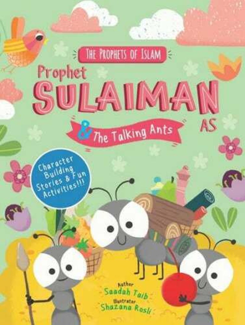 Prophets of islam ACTIVITY BOOKS Bundle Colouring Drawing Islamic Childrens PROPHET SULAIMAN