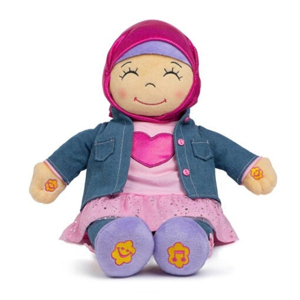 NEW English/Arabic Speaking Aamina (No Surah Falaq): -( Desi Doll ) -Islamic Education Toys Eid