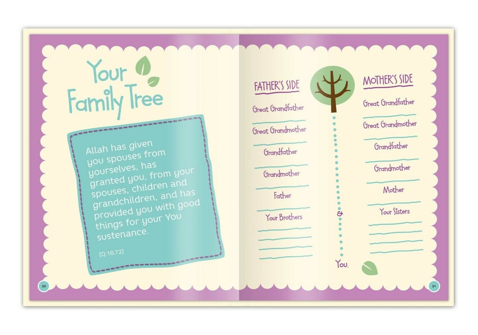 Muslim Baby Record book Etsy