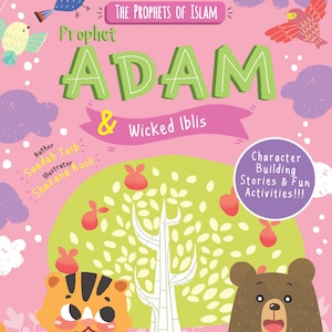 Prophets of islam ACTIVITY BOOKS Bundle Colouring Drawing Islamic Childrens PROPHET ADAM