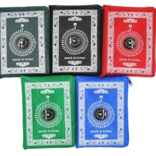 Pocket Size Travel Prayer Mat. Muslim Prayer Rug. Portable Etsy UK