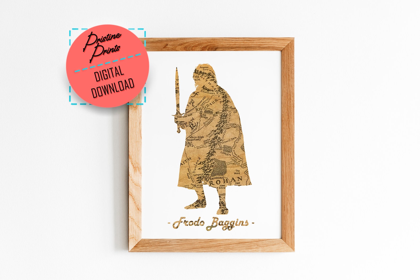 Lord of the Rings Set of 2 Prints PRINTABLE WALL ART - Etsy