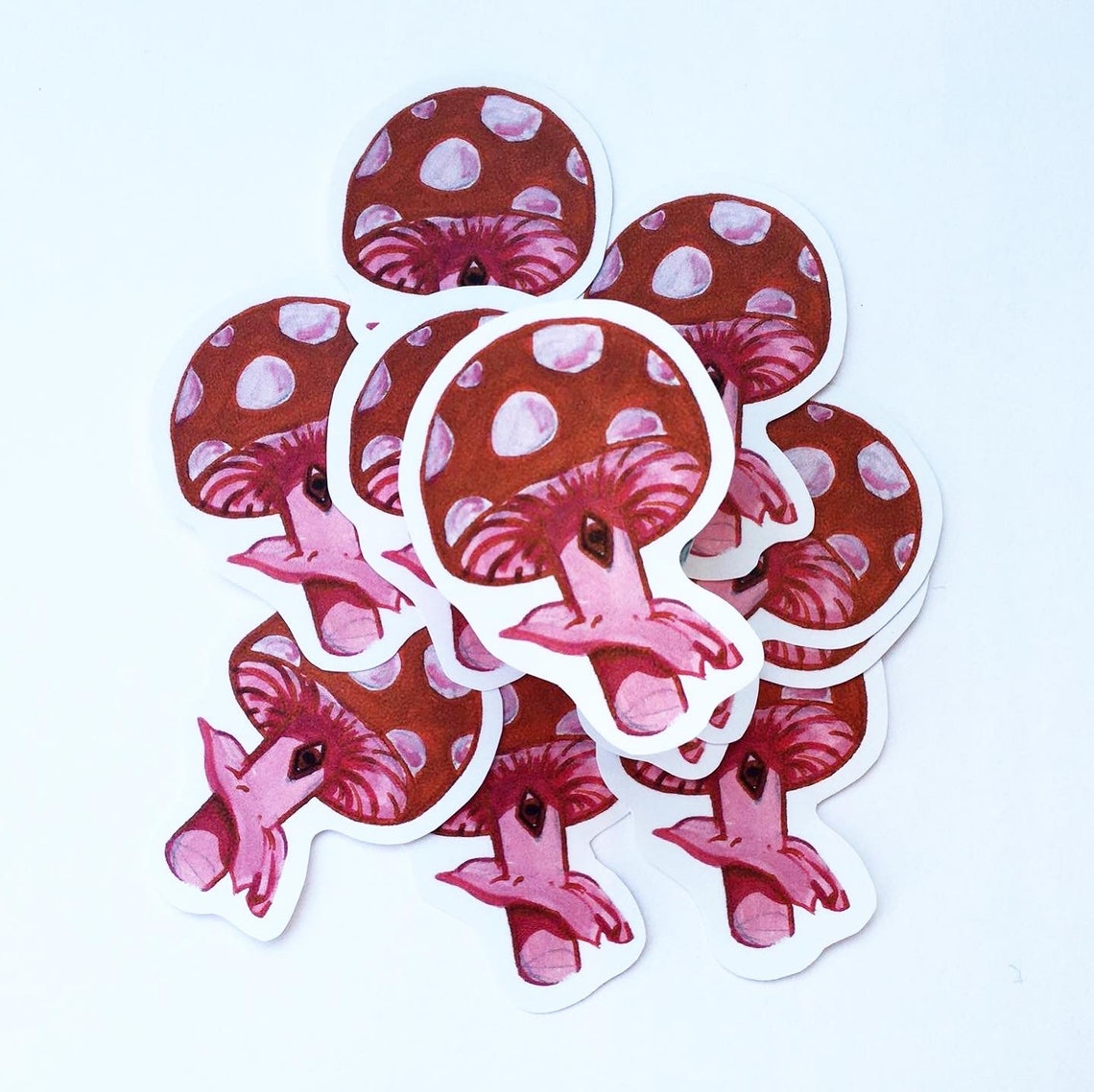 Mushroom Stickers Etsy