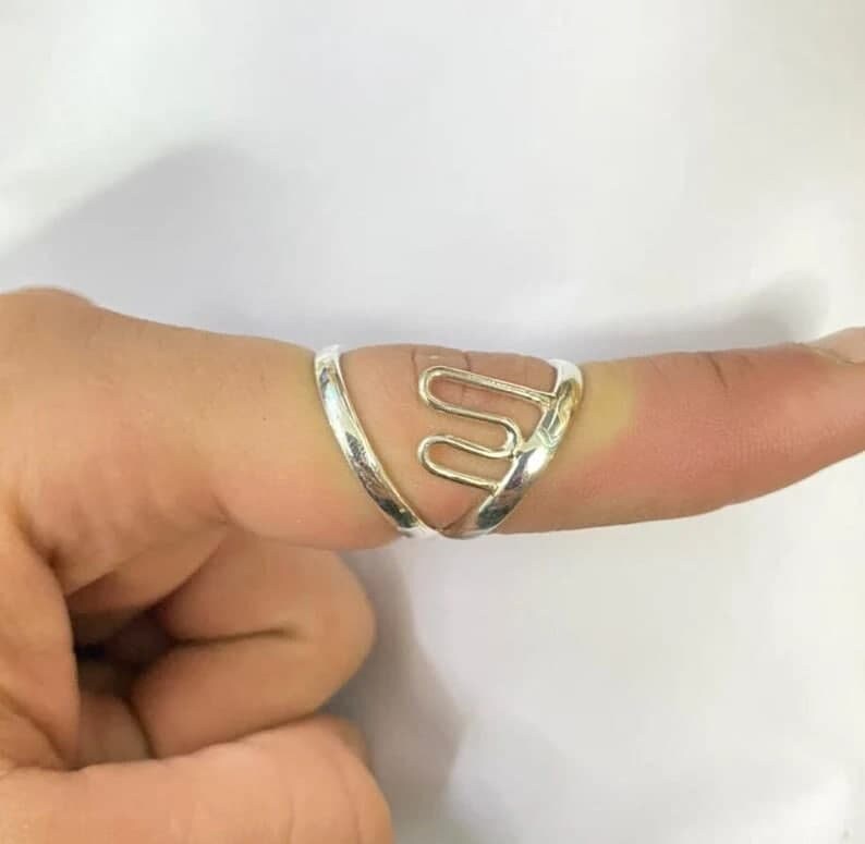 Arthritis Ring Splint Knuckle Ring Thumb Ring Sterling - Etsy