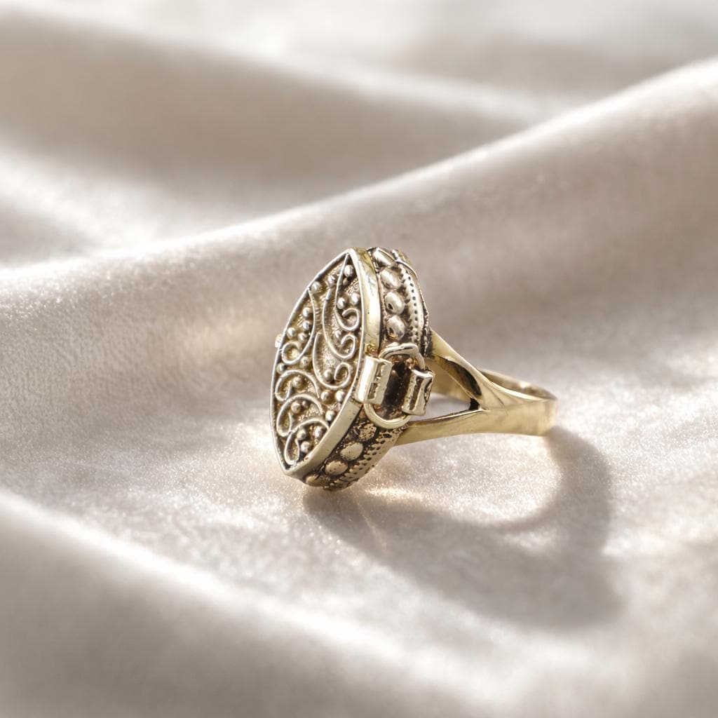 Antique Poison Ring - Etsy