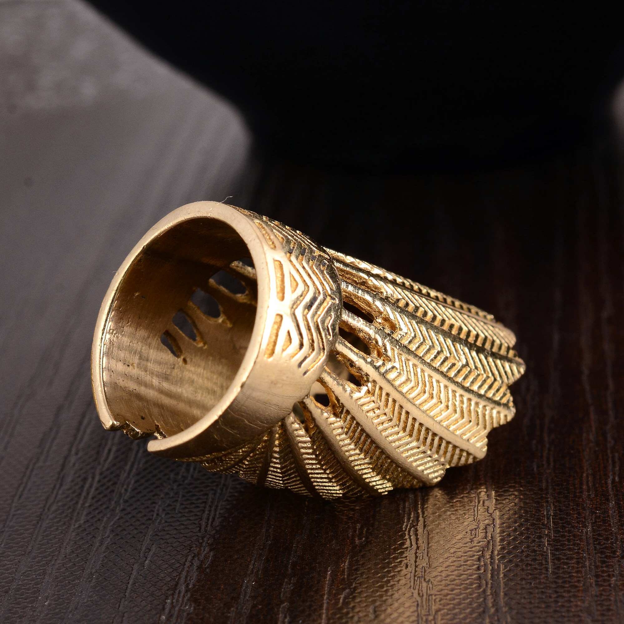 Angle Wings Crown Ring, Queen Ring, Wide Crown Ring, Royal Crown ...