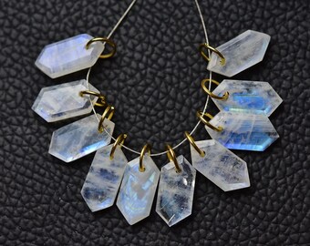 Rainbow Moonstone 3x6mm 4x8mm 5x10mm 6x12mm 7x14mm 8x16mm 10x24mm Marquise Natural Rainbow Moonstone Faceted Gemstone For Jewelry Making