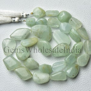 564 Carats, Aquamarine Smooth Plain Nugget Beads Aquamarine Big Nugget Beads  Aquamarine Plain Beads 21.5 Inches Strand 12mm to 26mm N1743