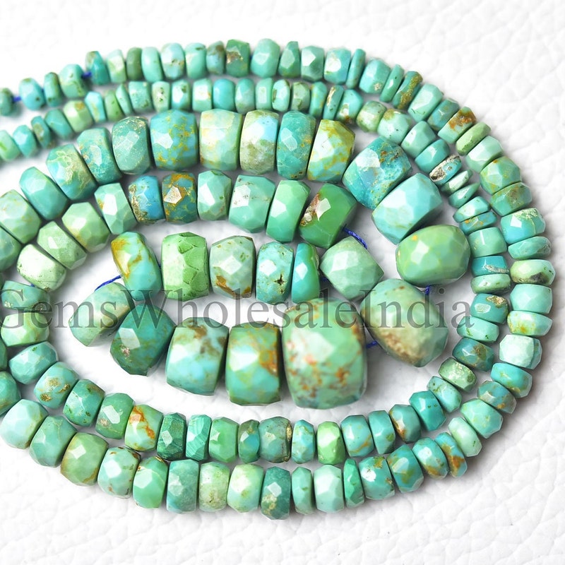 Rondelle Turquoise - Etsy