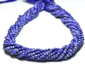 Lapis Faceted Rondelle  Lapis Lazuli Rondelle  Lapis Bead Strand  Natural Lapis Beads Rondelle  Natural Gemstone Wholesale Beads -N819