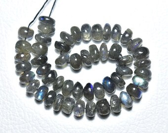 Fascinating Flashy Labradorite Smooth Rondelle Beads  Labradorite Beads  Labradorite Smooth Bead 10 Inches  Natural Gemstone Size 9 mm N1023