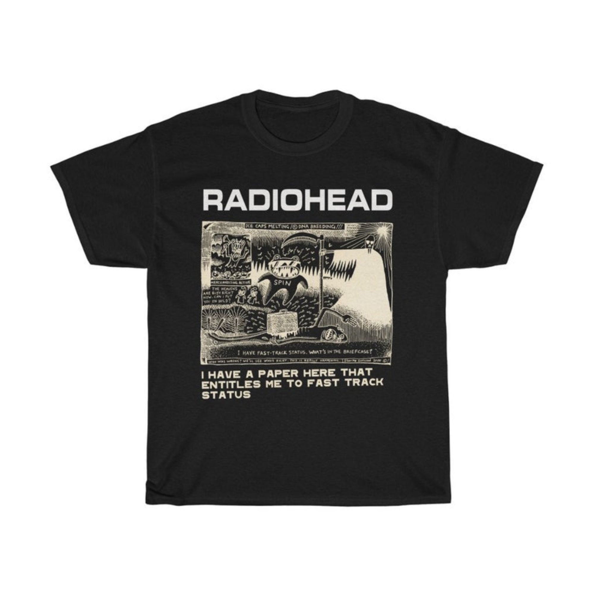 RADIOHEAD, Radiohead Shirt, Vintage tee