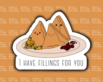 Samosa Aufkleber