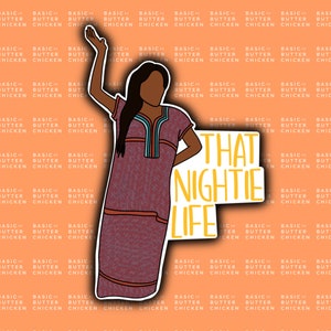Niedliche Nightie/Maxi Life Sticker | Südasiatische Kunst, Indische Laptop Sticker, Indianer Puns, Bollywood, Desi Sticker, Southasiandesigifts, Kawaii