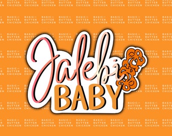 Jalebi Sticker | Jalebi Bae, Jalebi Baby, Indian Snack, Bengali Sweets, SriLankan Dessert, Wasserfest, Vinyl, BUJO, Planer Sticker, Indianer