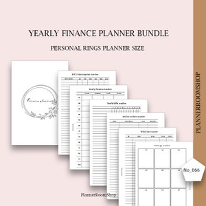 Druckbarer Haushaltsplaner, Budgetplaner, Geldplaner, Persönliche Größe, Haushaltsplaner, Haushaltsplaner, druckbar, Printable, 066