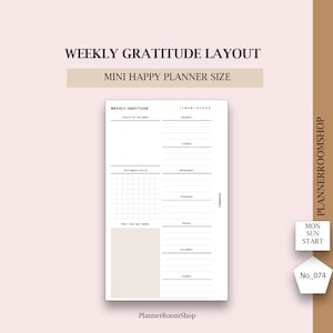 Puede incluir: Una plantilla de planificador de gratitud semanal imprimible en blanco y negro, dise&ntilde;ada para un mini planificador feliz. El planificador incluye secciones para la gratitud diaria, el enfoque de esta semana y qu&eacute; sigue para la pr&oacute;xima semana. El planificador tambi&eacute;n incluye una secci&oacute;n para cada d&iacute;a de la semana, de lunes a domingo.
