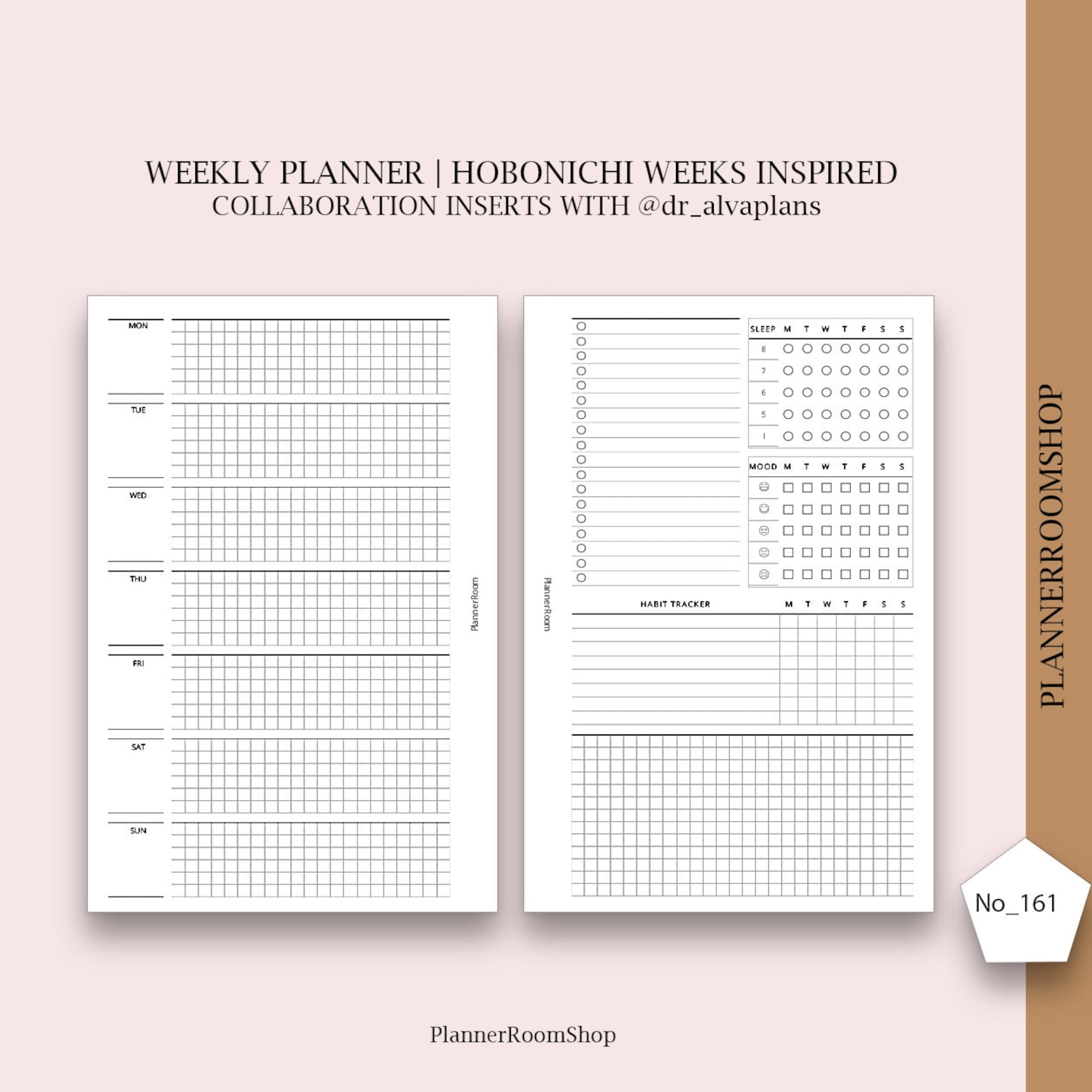 Hobonichi Weeks Inspired, Printable Planner Insert, A5 Planner Size ...