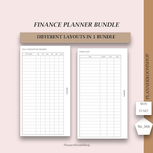 Printable budget planner, A5 inserts, Budget binder, Expense planner, Income tracker, Bills tracker, Digital finance planner, 066 image 4