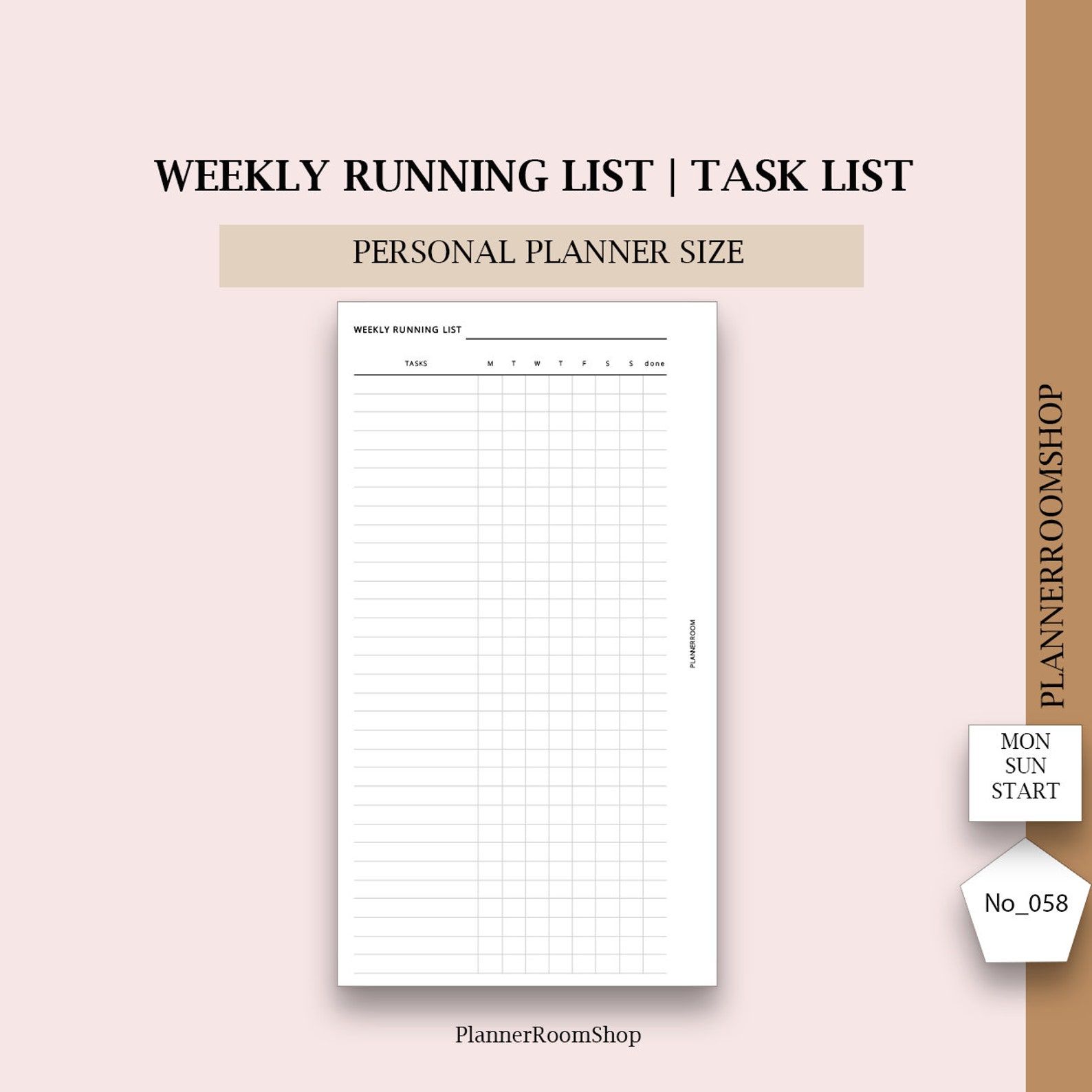 Routine Inerts Daily Routine Inserts, to Do Printable for Personal Planner Size ...