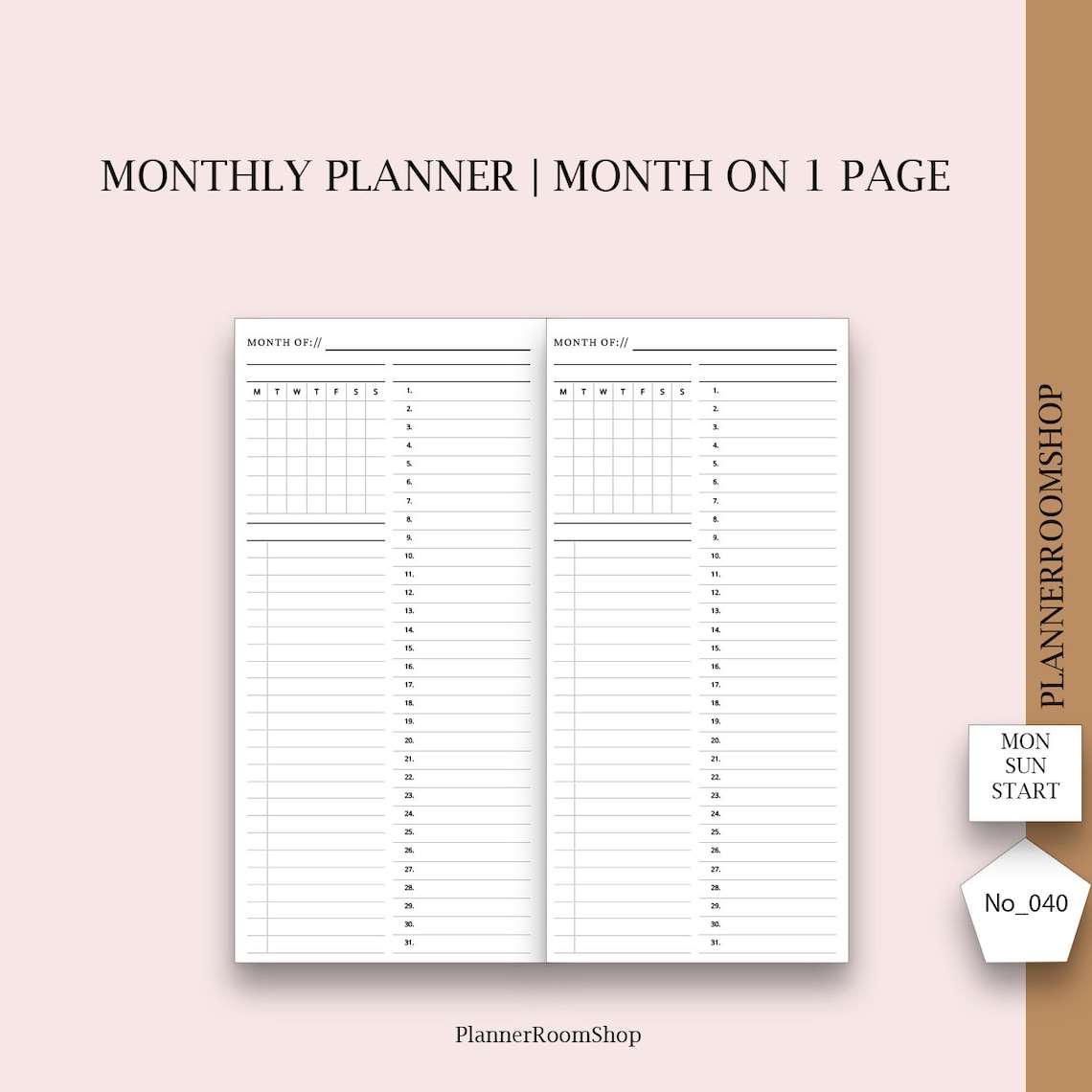 Free Printable Tn Planner Inserts