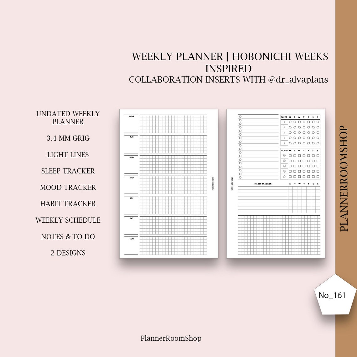 Hobonichi Weeks Inspired Printable Planner Insert Franclin | Etsy