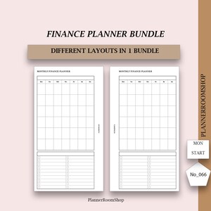 Printable budget planner, A5 inserts, Budget binder, Expense planner, Income tracker, Bills tracker, Digital finance planner, 066 image 2