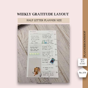 Half Letter Planner Inserts Printable, Weekly Dashboard Insert, Half Letter Printable, Half Letter Planner Insert, Weekly Printable 074