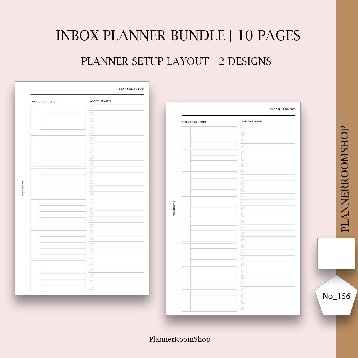 Planner Inbox Notebook Printable Inbox Planner Bundle, Online Orders Tracker Inserts, Planner ...